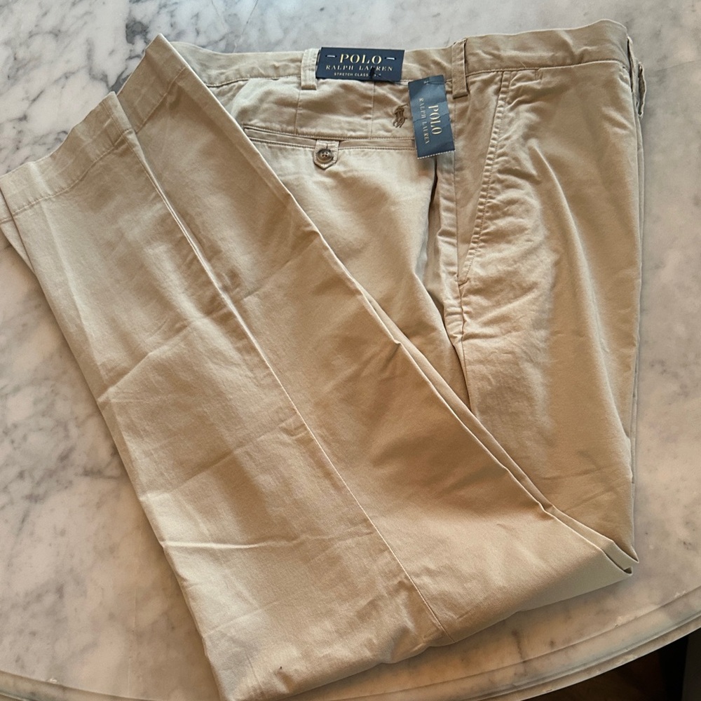 Polo Ralph Lauren Khaki Pants. 44B/32. NWT